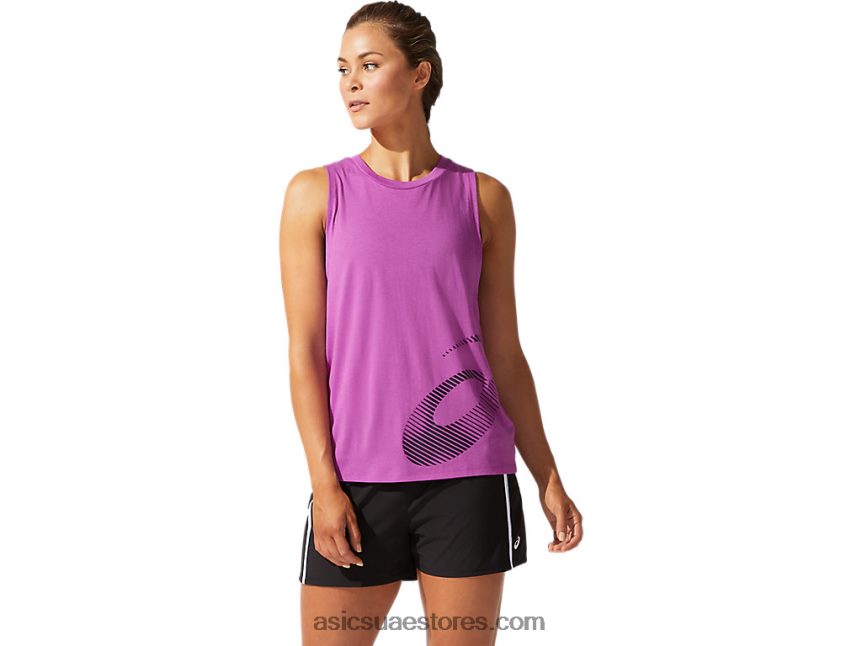 Asics العنب الرقمي خزان الرسم الأساسي للمرأة 2N24DJ4059