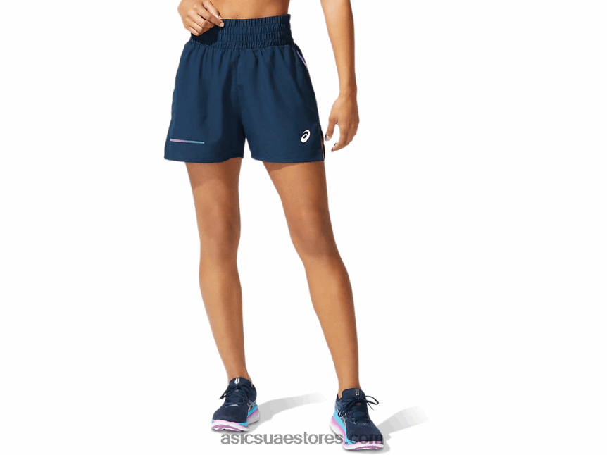 Asics الأزرق الفرنسي رؤية المرأة قصيرة 2N24DJ4072
