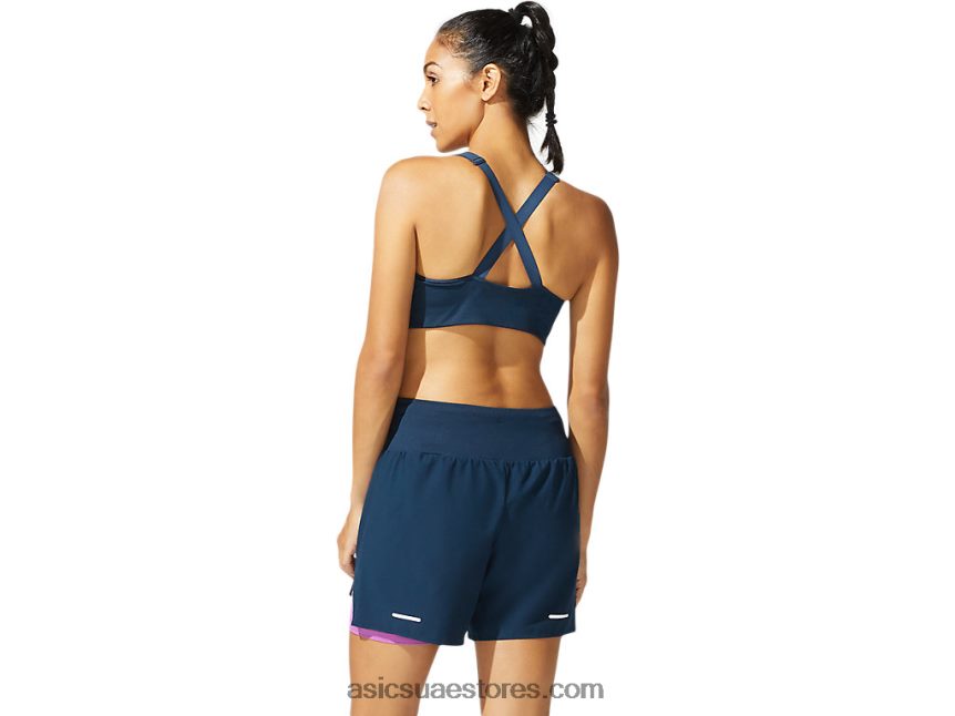 Asics الأزرق الفرنسي المرأة تسريع حمالة الصدر 2N24DJ4073