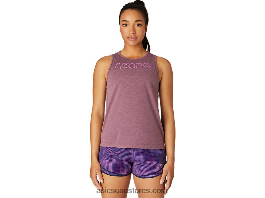 Asics هيذر العنب خزان عضلات المرأة 2N24DJ4107