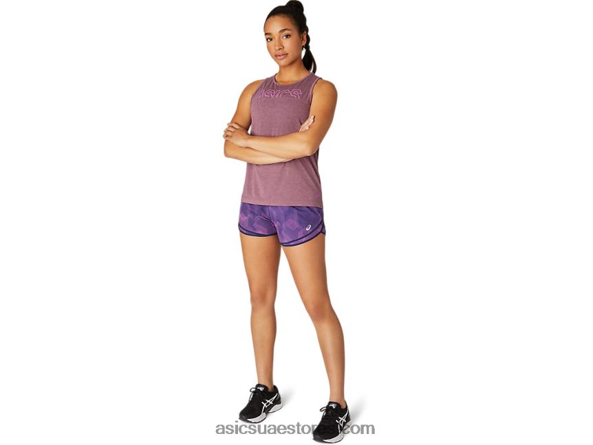 Asics هيذر العنب خزان عضلات المرأة 2N24DJ4107