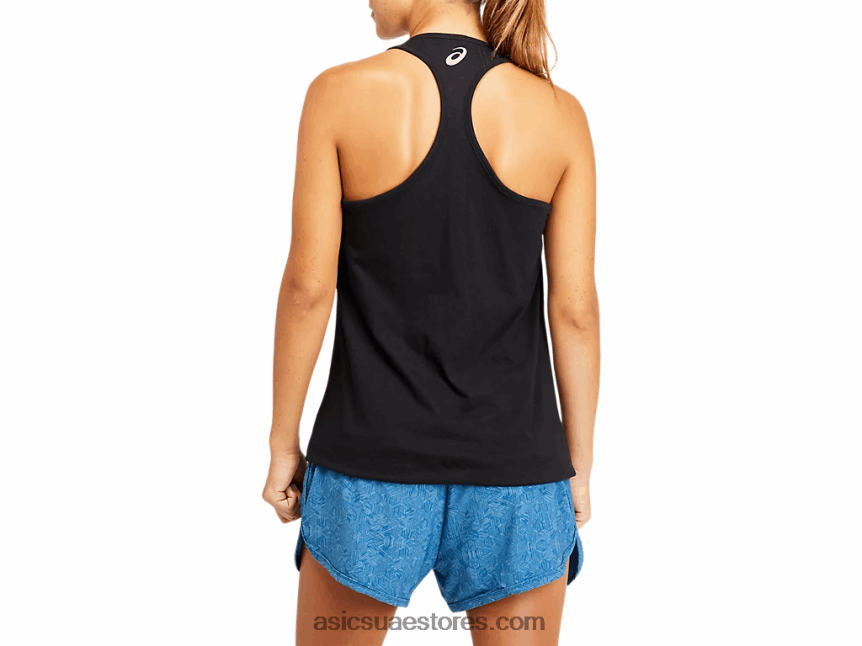 Asics أسود الأداء المرأة أنت خزان الحد الخاص بك 2N24DJ4115
