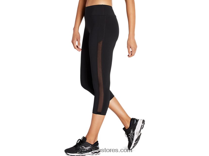 Asics أسود الأداء كيت مش كابري للنساء 2N24DJ4160