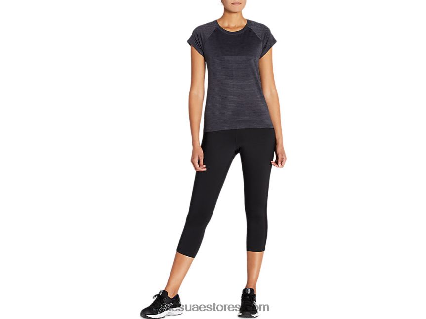 Asics أسود الأداء كيت مش كابري للنساء 2N24DJ4160