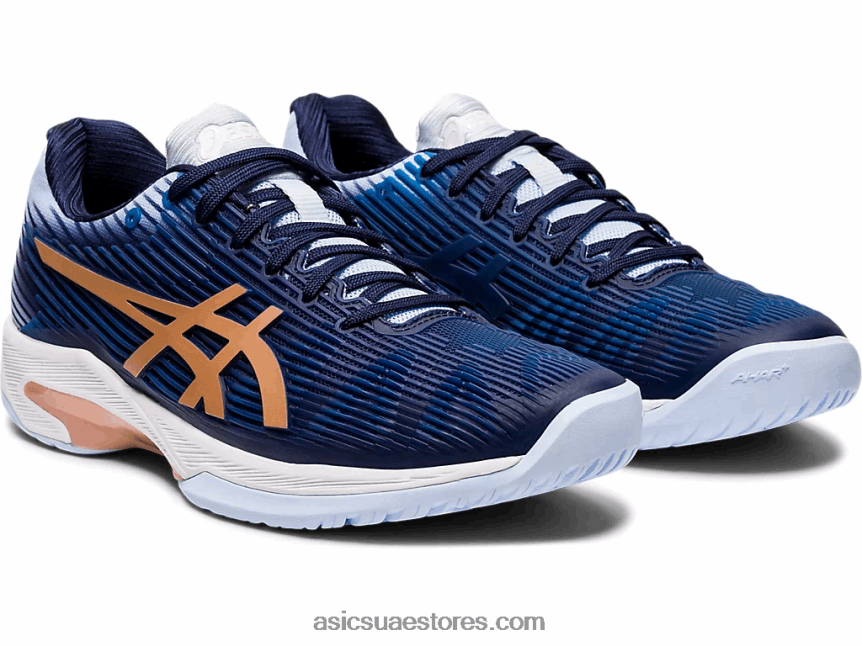 Asics طاووس / ذهب وردي سرعة الحل وما يليها 2N24DJ4188