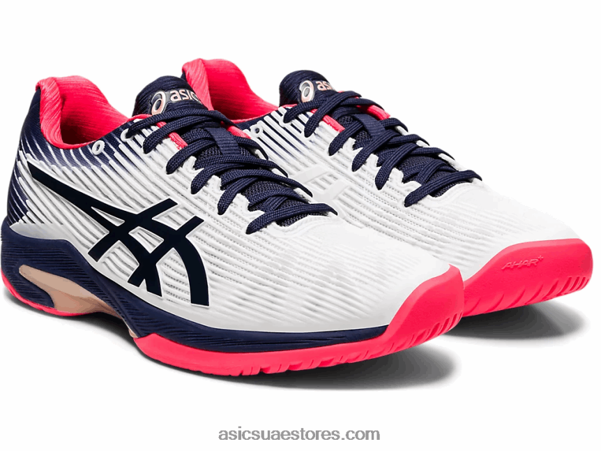 Asics أبيض / طاووس سرعة الحل وما يليها 2N24DJ4189