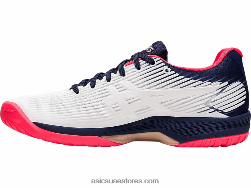 Asics أبيض / طاووس سرعة الحل وما يليها 2N24DJ4189