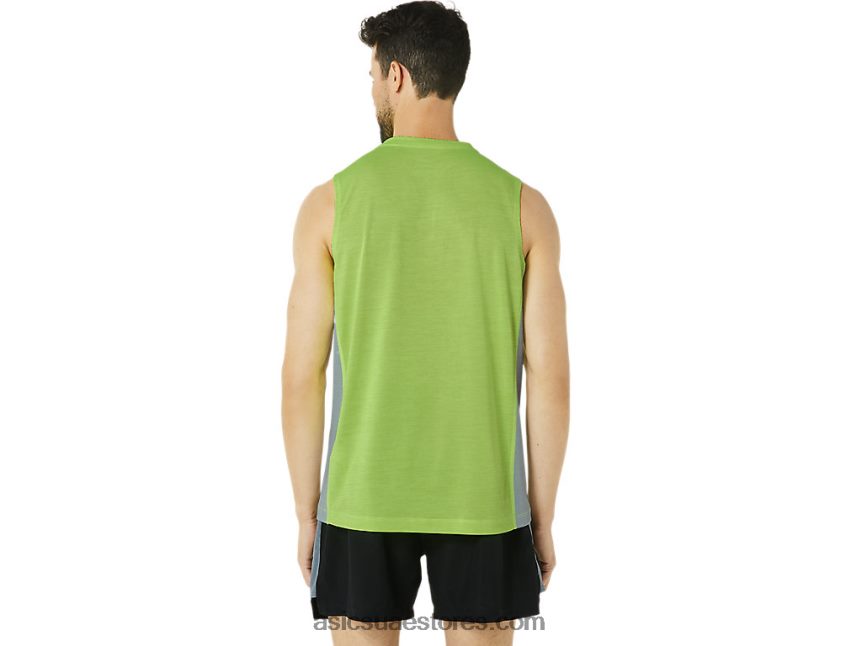 Asics نكهة الجير / الصخور الصخرية قطار رجال سانا تانك العضلات 2N24DJ43