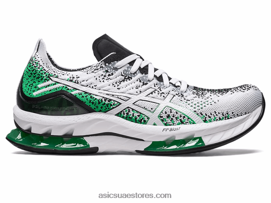 Asics أبيض / كزبرة انفجار جل كينسي 2N24DJ448