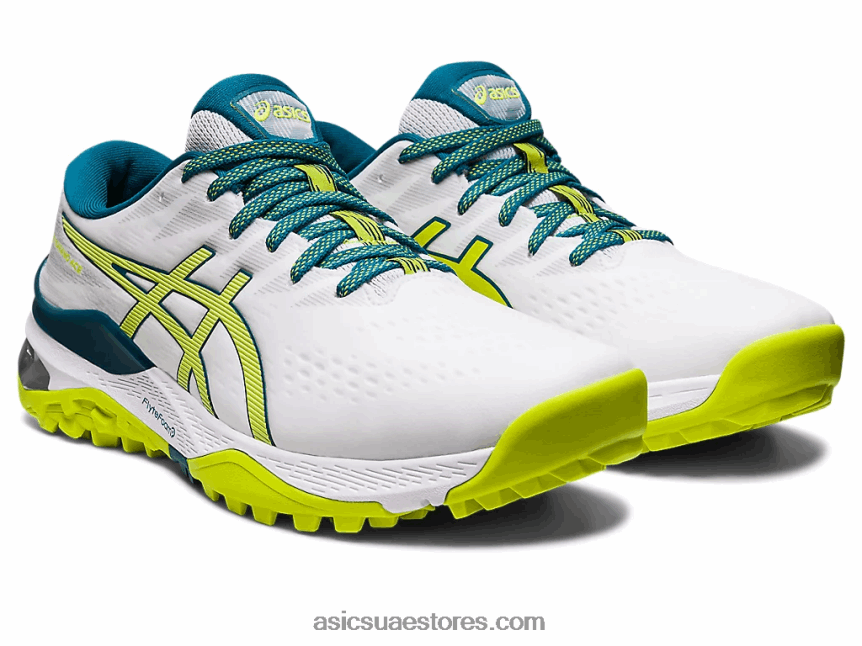 Asics أبيض / نيون الجير جل كايانو ايس 2N24DJ457
