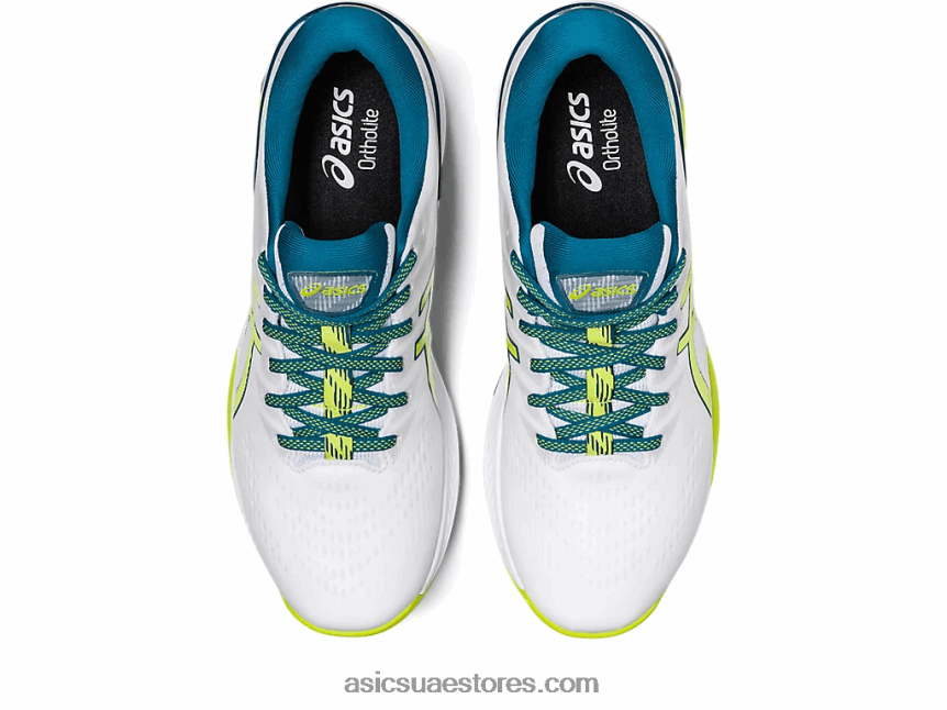 Asics أبيض / نيون الجير جل كايانو ايس 2N24DJ457