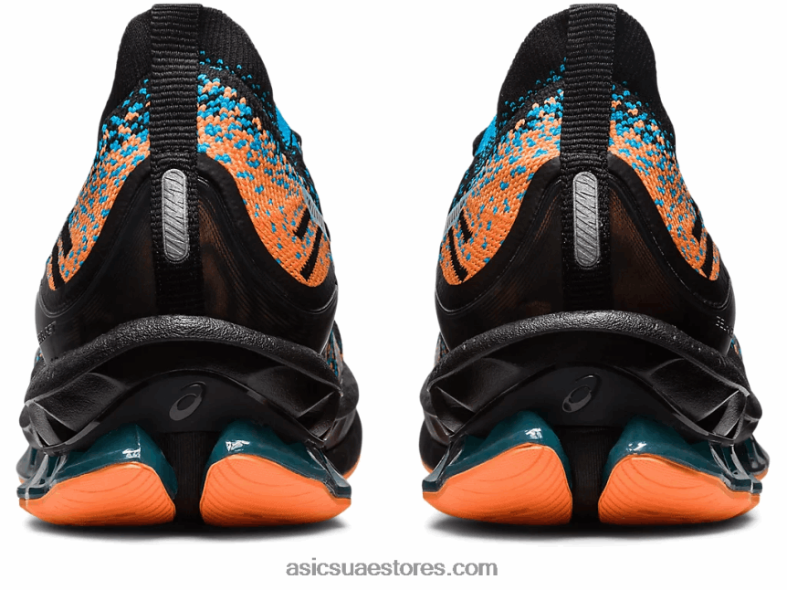 Asics أسود / أزرق الجزيرة انفجار جل كينسي 2N24DJ459