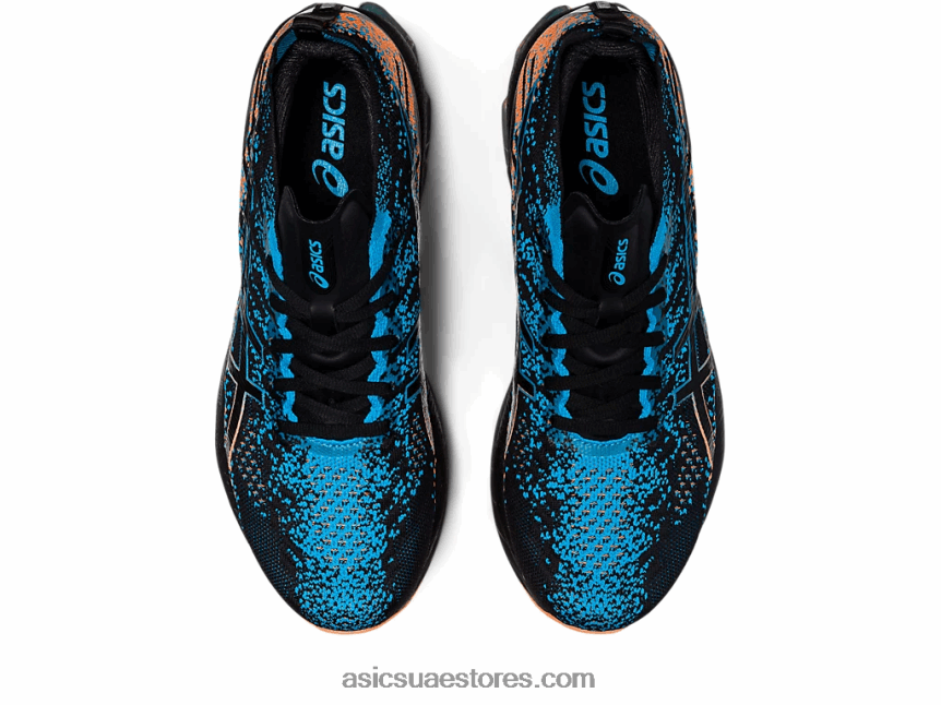 Asics أسود / أزرق الجزيرة انفجار جل كينسي 2N24DJ459