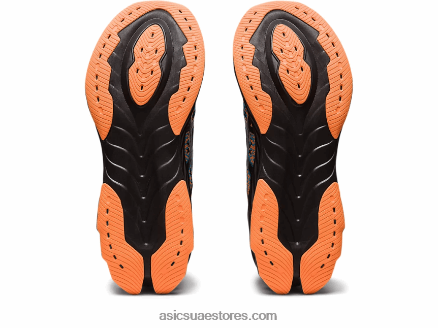 Asics أسود / أزرق الجزيرة انفجار جل كينسي 2N24DJ459