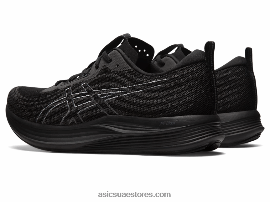 Asics أسود / رمادي الناقل سرعة إيفورايد 2N24DJ492