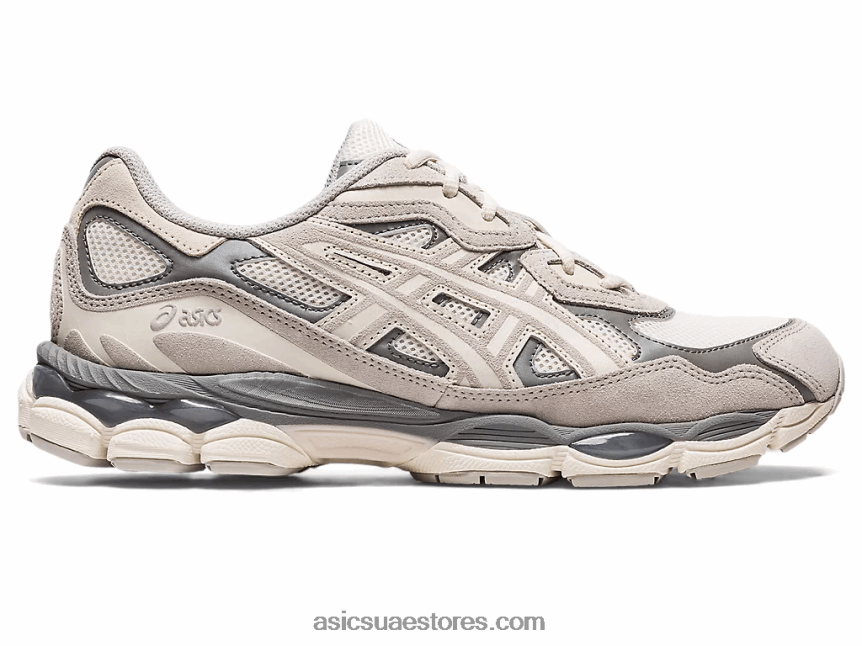Asics كريم / المحار الرمادي هلام مدينة نيويورك 2N24DJ51