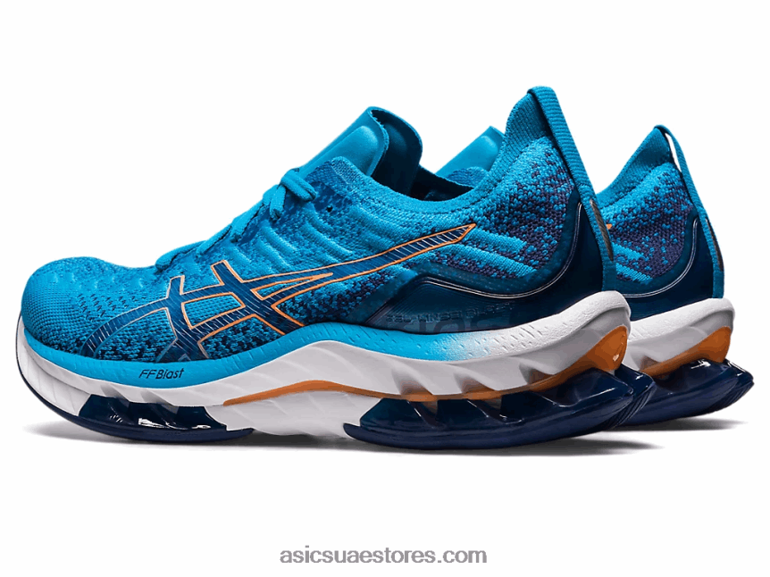 Asics الجزيرة الزرقاء / الشمس الخوخ انفجار جل كينسي 2N24DJ511