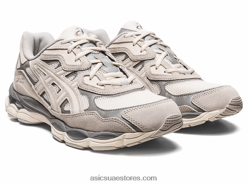 Asics كريم / المحار الرمادي هلام مدينة نيويورك 2N24DJ51