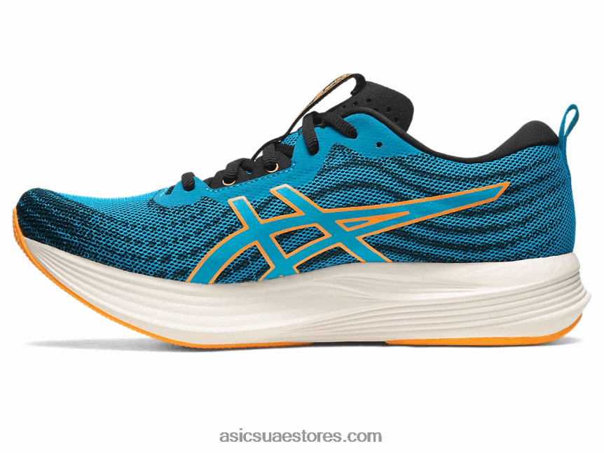 Asics جزيرة البوب ​​الأزرق / البرتقالي سرعة إيفورايد 2N24DJ522