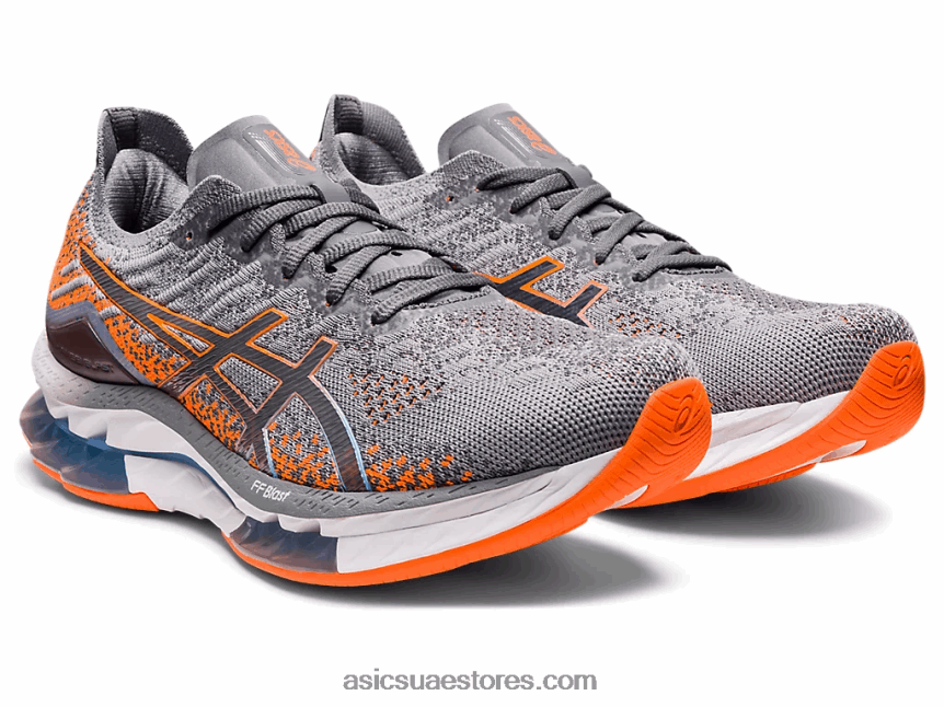 Asics صخرة صخرية / برتقالي صادم انفجار جل كينسي 2N24DJ600