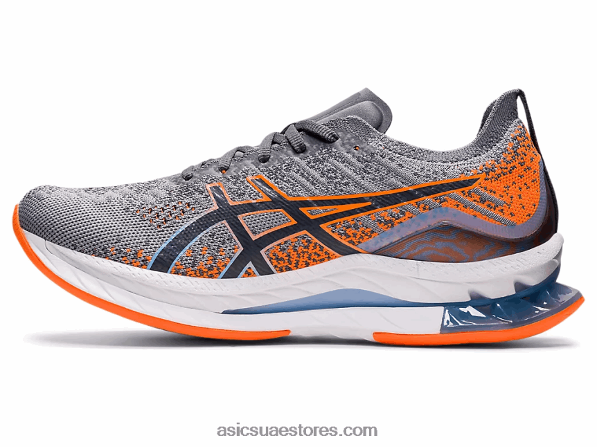 Asics صخرة صخرية / برتقالي صادم انفجار جل كينسي 2N24DJ600