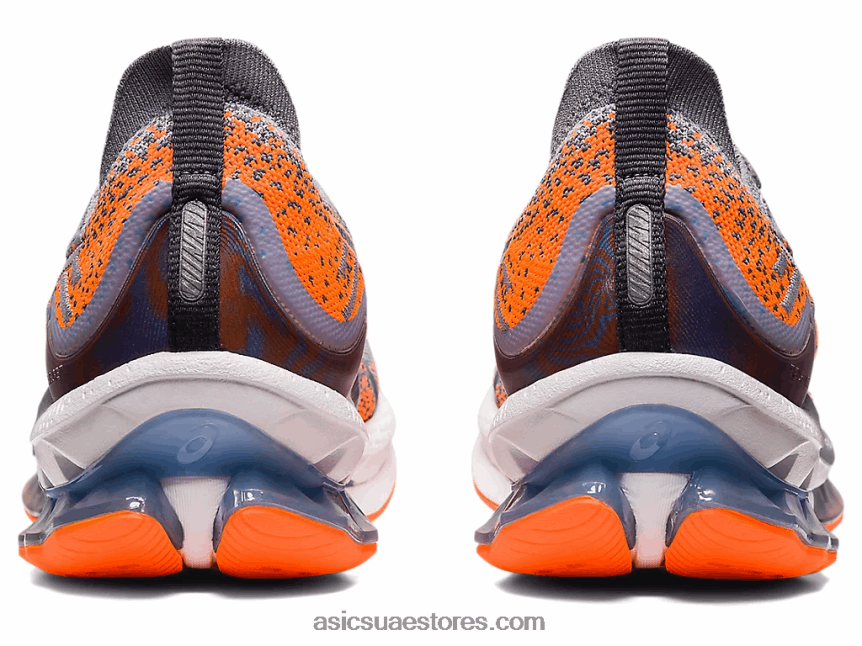 Asics صخرة صخرية / برتقالي صادم انفجار جل كينسي 2N24DJ600