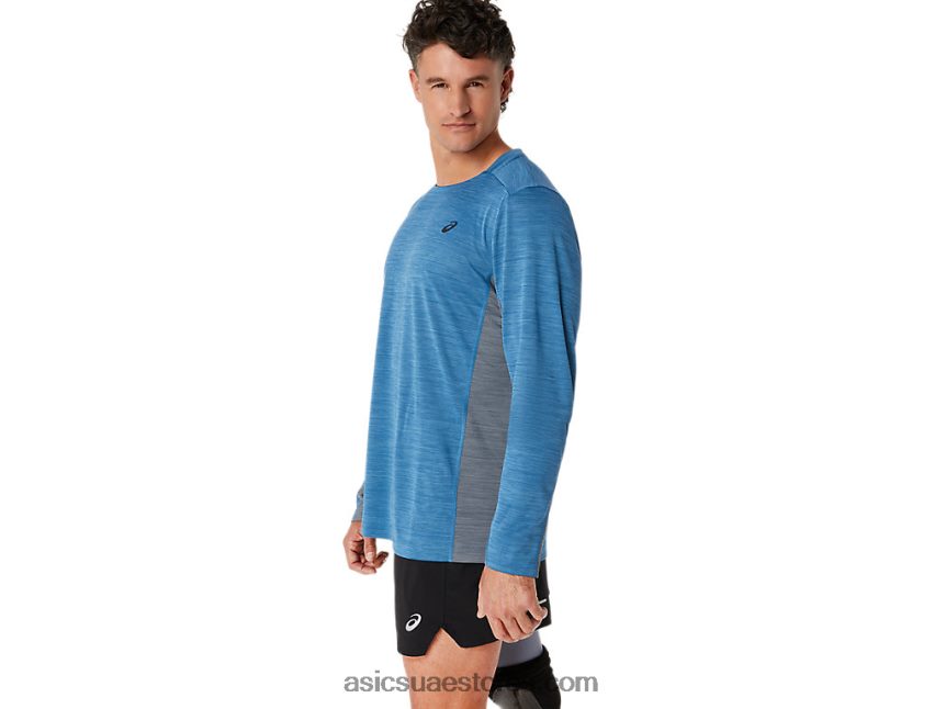 Asics اللازوردية / حاضرة قطار رجال سانا كم طويل 2N24DJ604