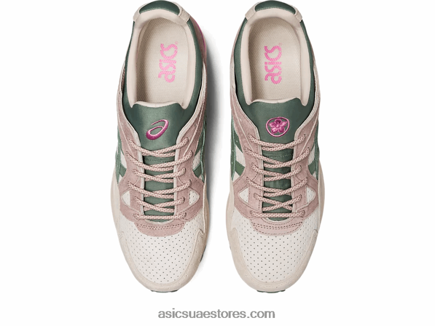 Asics كريم / سليت رمادي هلام لايت الخامس الربيع في اليابان 2N24DJ60