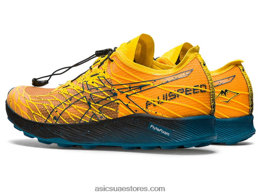 Asics أصفر ذهبي / حبر البط البري فوجيسبيد 2N24DJ636