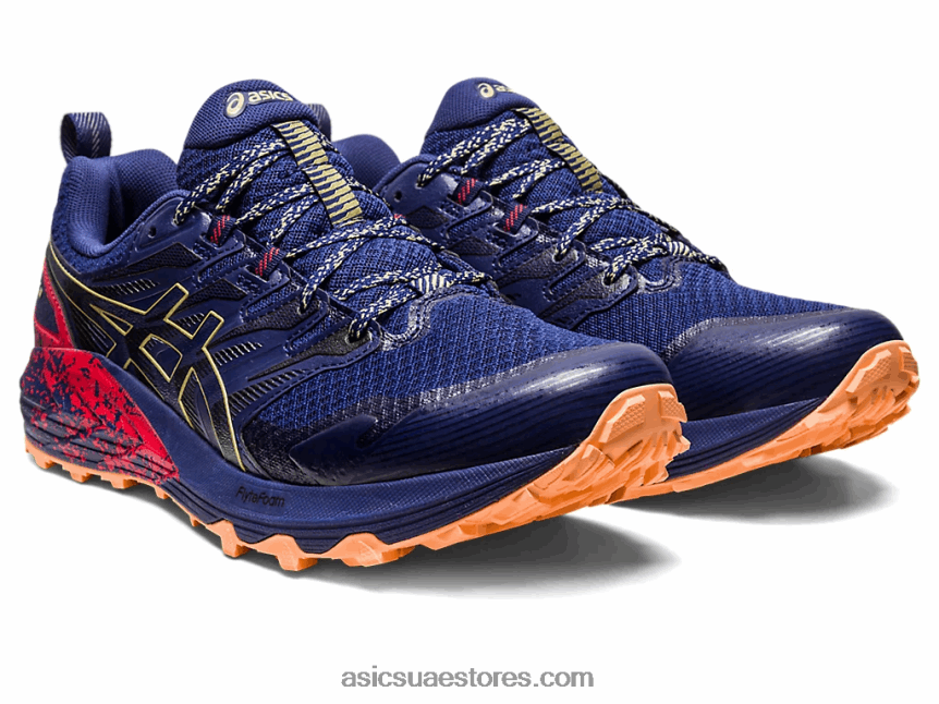 Asics أزرق نيلي / زيت زيتون جل ترابوكو تيرا 2N24DJ637