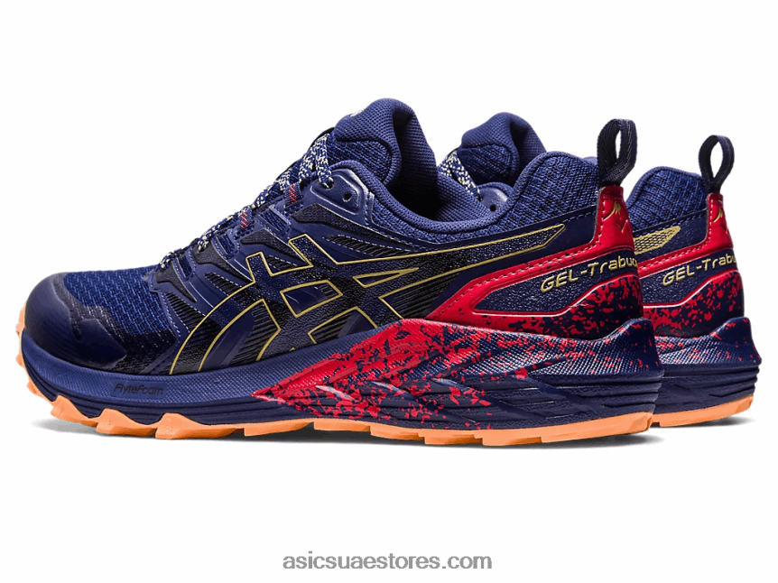 Asics أزرق نيلي / زيت زيتون جل ترابوكو تيرا 2N24DJ637