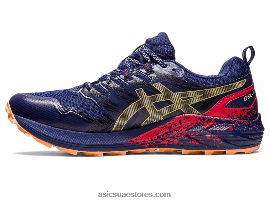 Asics أزرق نيلي / زيت زيتون جل ترابوكو تيرا 2N24DJ637