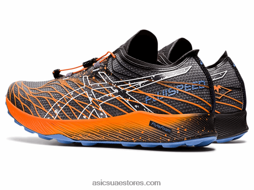 Asics أسود / أبيض فوجيسبيد 2N24DJ638