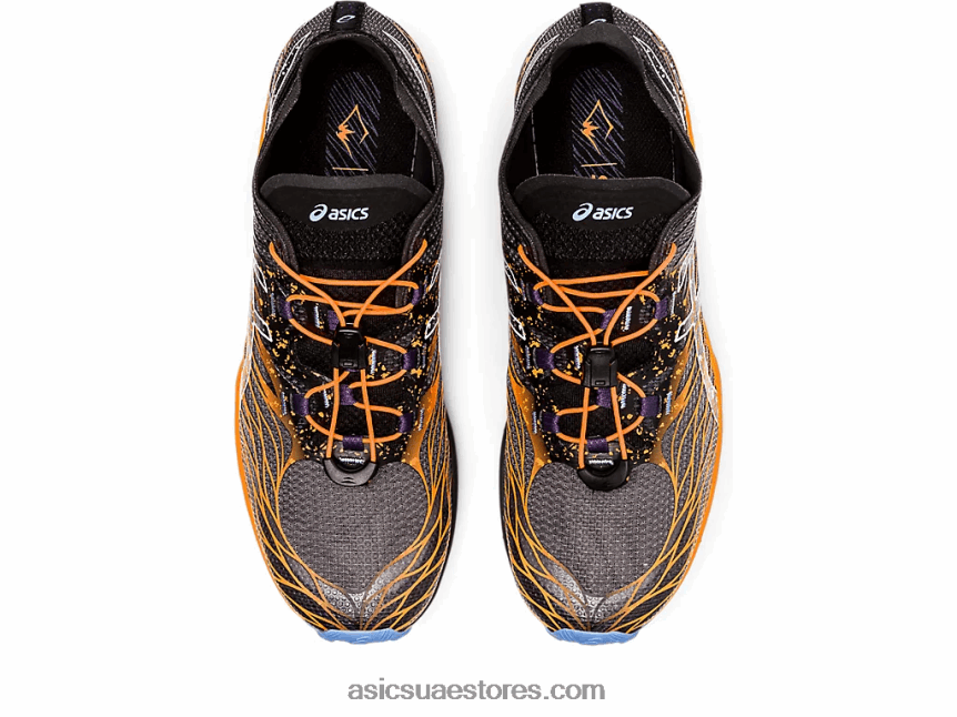 Asics أسود / أبيض فوجيسبيد 2N24DJ638