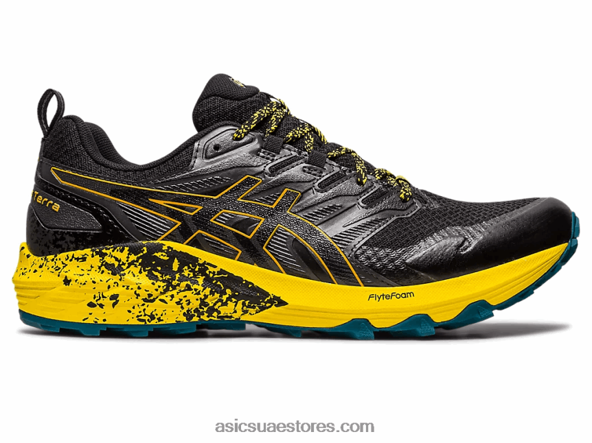 Asics أسود / عاصفة رملية جل ترابوكو تيرا 2N24DJ640