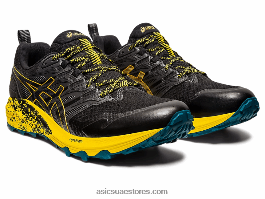 Asics أسود / عاصفة رملية جل ترابوكو تيرا 2N24DJ640