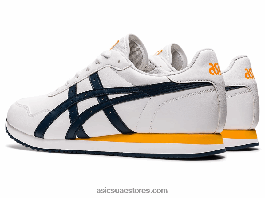 Asics أبيض / أزرق فرنسي عداء النمر 2N24DJ641