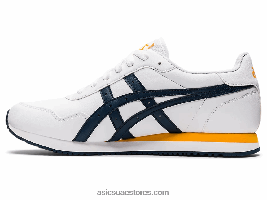 Asics أبيض / أزرق فرنسي عداء النمر 2N24DJ641