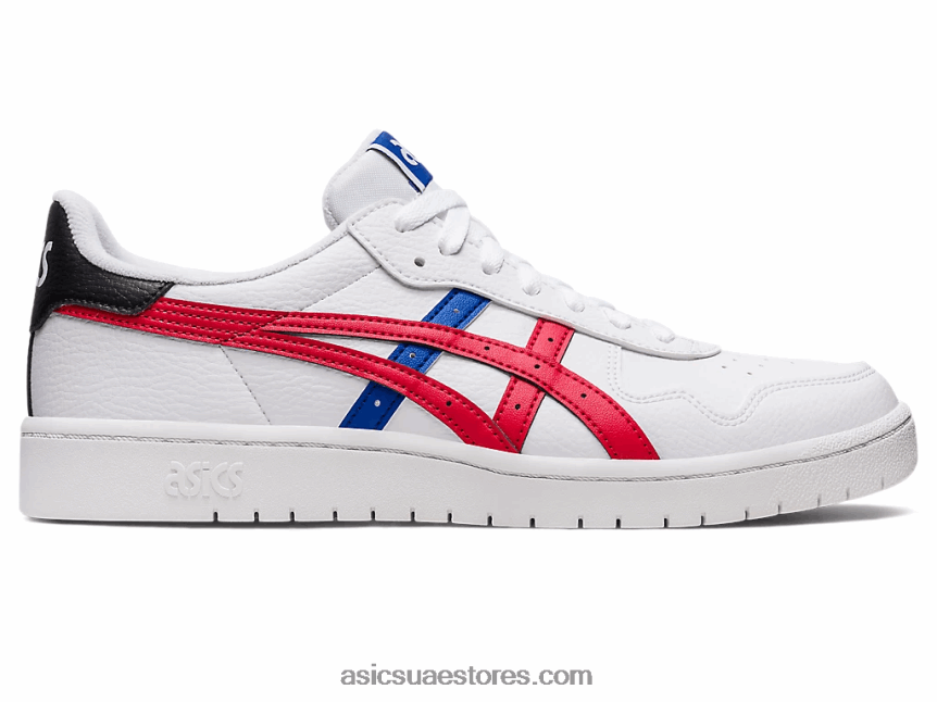Asics أبيض / أحمر كلاسيكي اليابان اس 2N24DJ648