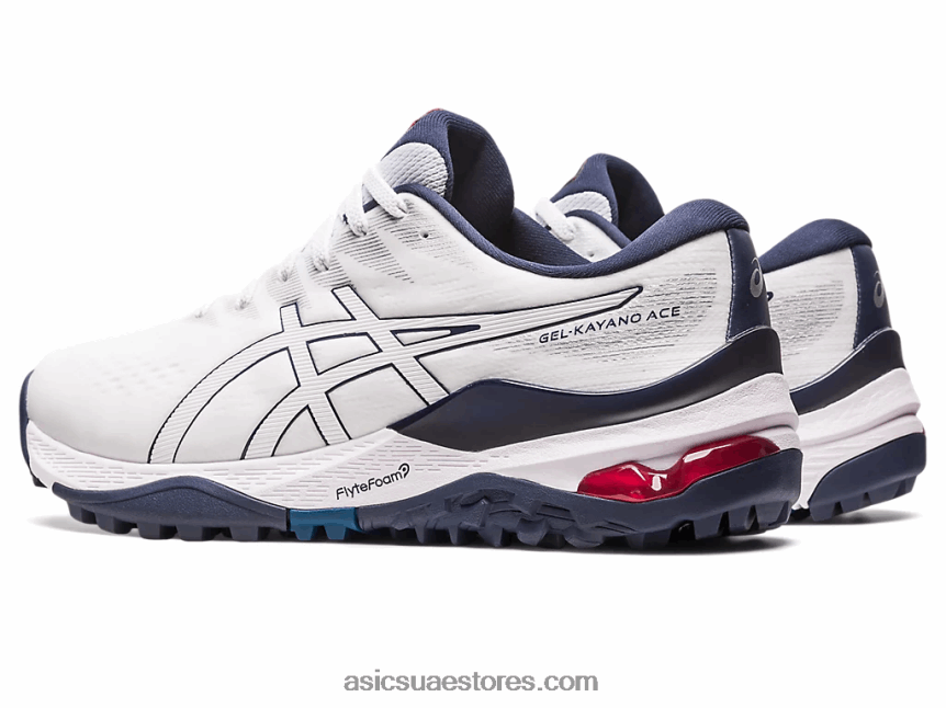 Asics أبيض جيل كايانو ايس واسع 2N24DJ65