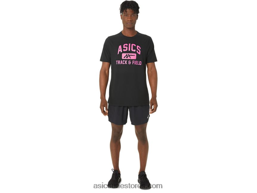 Asics أسود الأداء للجنسين سباقات المضمار والميدان الرسم المحملة 2N24DJ67