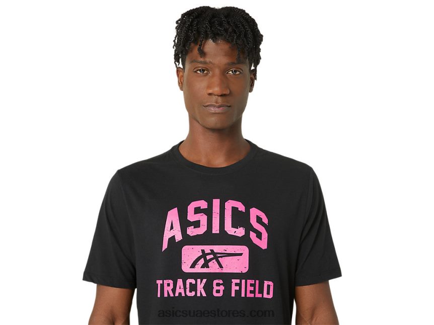 Asics أسود الأداء للجنسين سباقات المضمار والميدان الرسم المحملة 2N24DJ67
