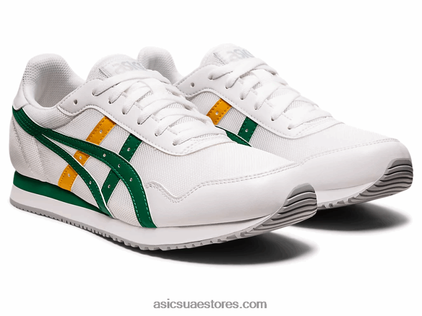 Asics أبيض / كرنب عداء النمر 2N24DJ694