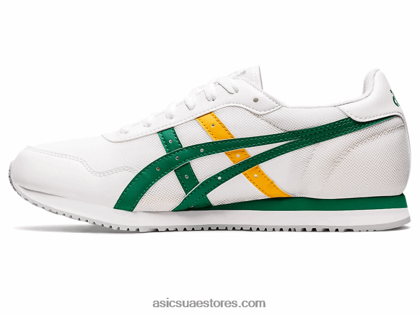 Asics أبيض / كرنب عداء النمر 2N24DJ694