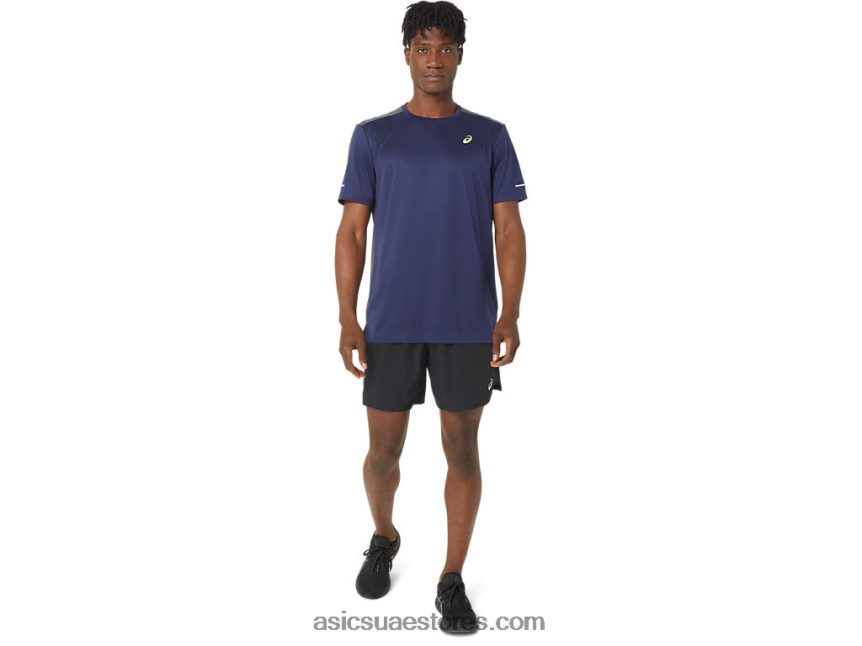 Asics معطف طاووس / رمادي حامل قميص بأكمام قصيرة شبكي خفيف 2N24DJ76