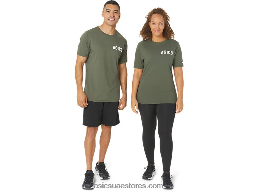 Asics قماش الزيتون شروق الشمس المشارب المحملة 2N24DJ787