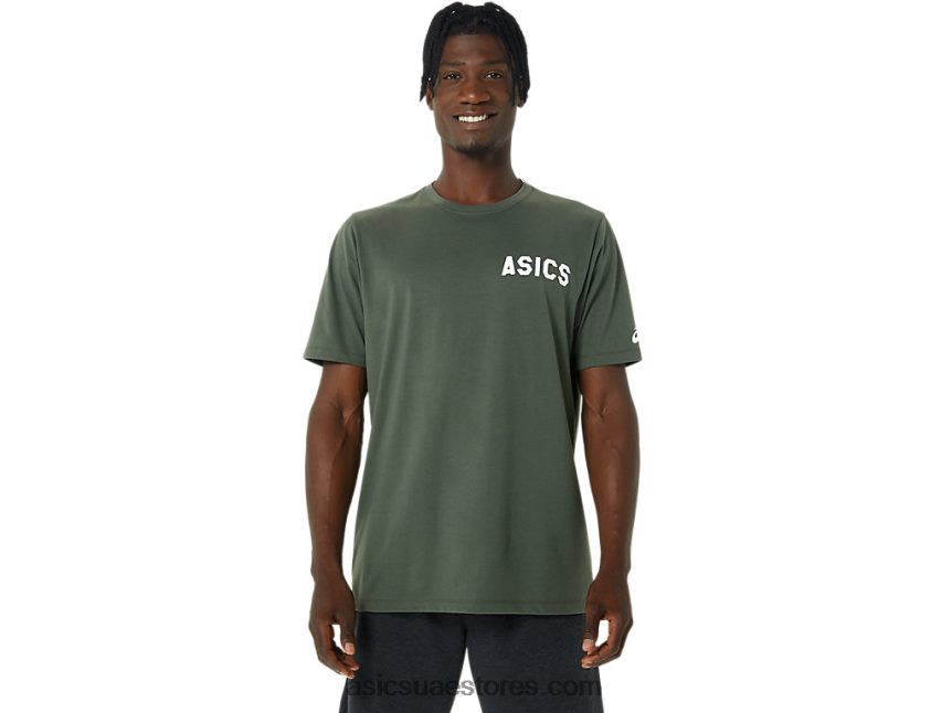 Asics قماش الزيتون شروق الشمس المشارب المحملة 2N24DJ787