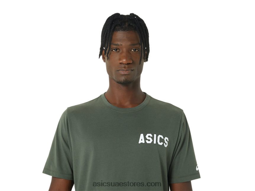 Asics قماش الزيتون شروق الشمس المشارب المحملة 2N24DJ787