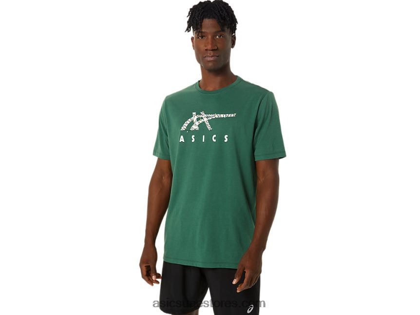 Asics صياد الأخضر طاقم شعار أضواء العطلة 2N24DJ791