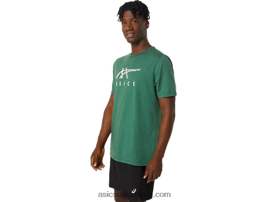 Asics صياد الأخضر طاقم شعار أضواء العطلة 2N24DJ791